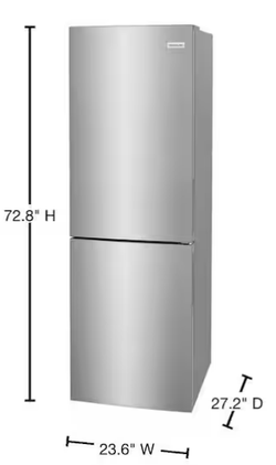 Frigidaire 12 cu. ft. Bottom-Freezer Refrigerator