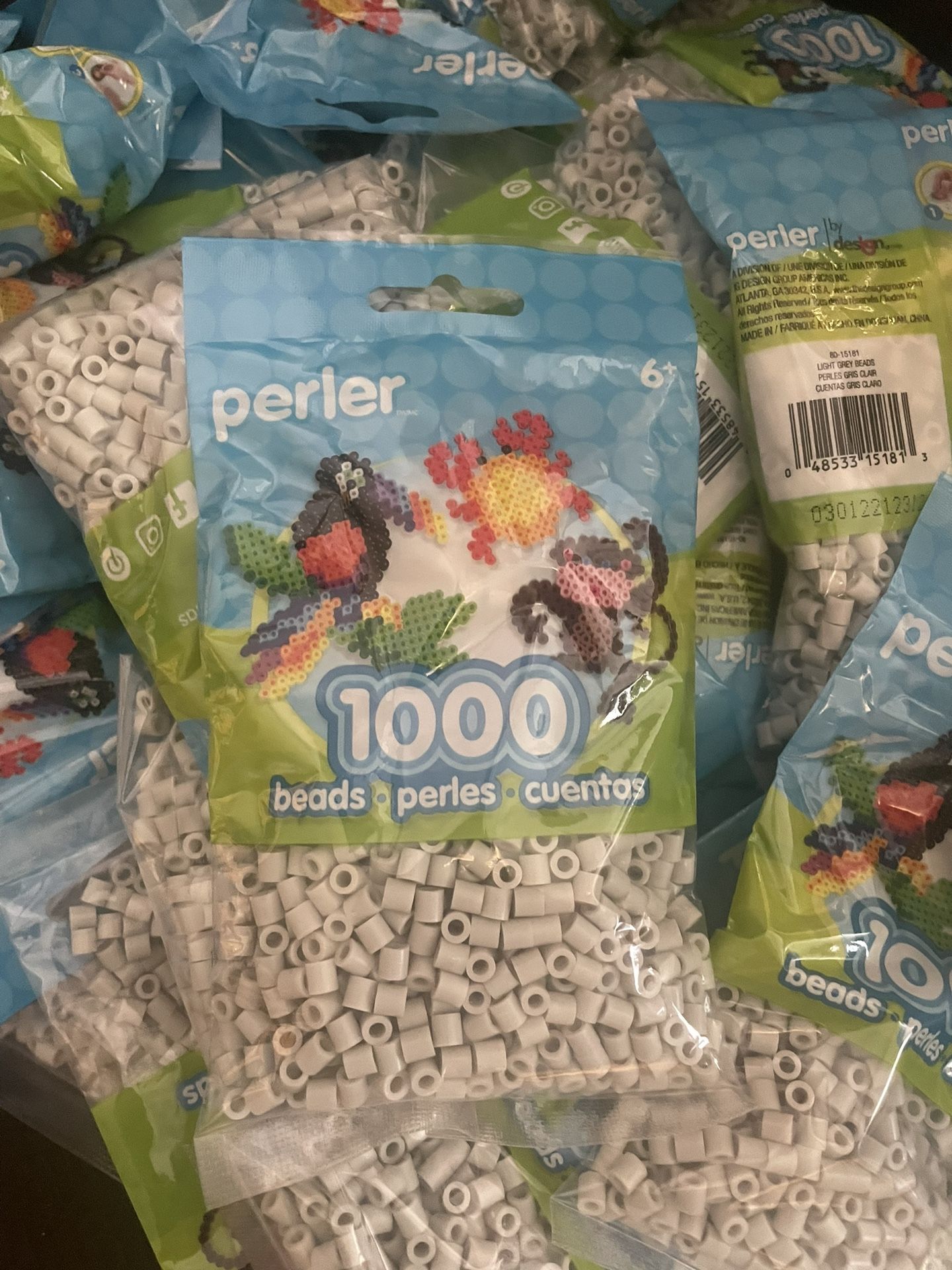 Perler Beads 1,000 Count 4 Diff Color Option