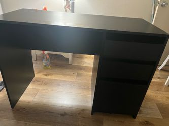 Black desk