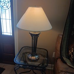 NIGHT  STEND  LAMP  AND  LITTLE TABLES. 