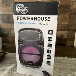 8” Bluetooth Recahrgeable Speaker Keus With LED Display Lights 🔊🎶🎶