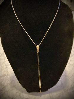 Adjustable Zipper Necklace Vintage