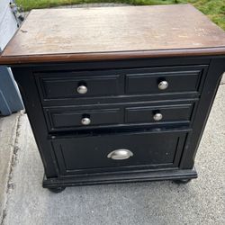 Black Nightstand