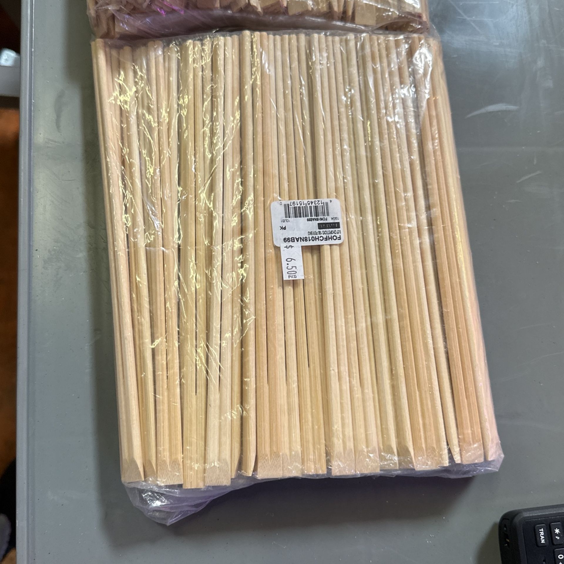 9.5” Wood Chopsticks 100 Per Bag #1099