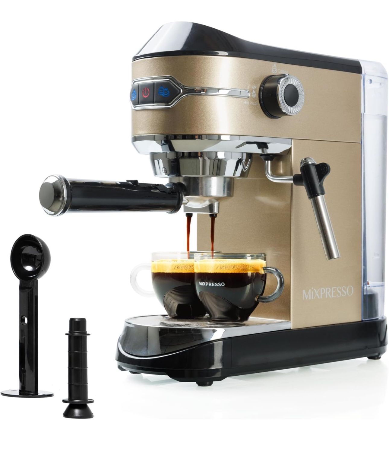 Professional Espresso Machine for Home 15 Bar with Milk Frother