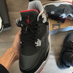 Jordan Bred 4s 