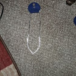 Cubic Zirconia Necklace / Prom Night Necklace