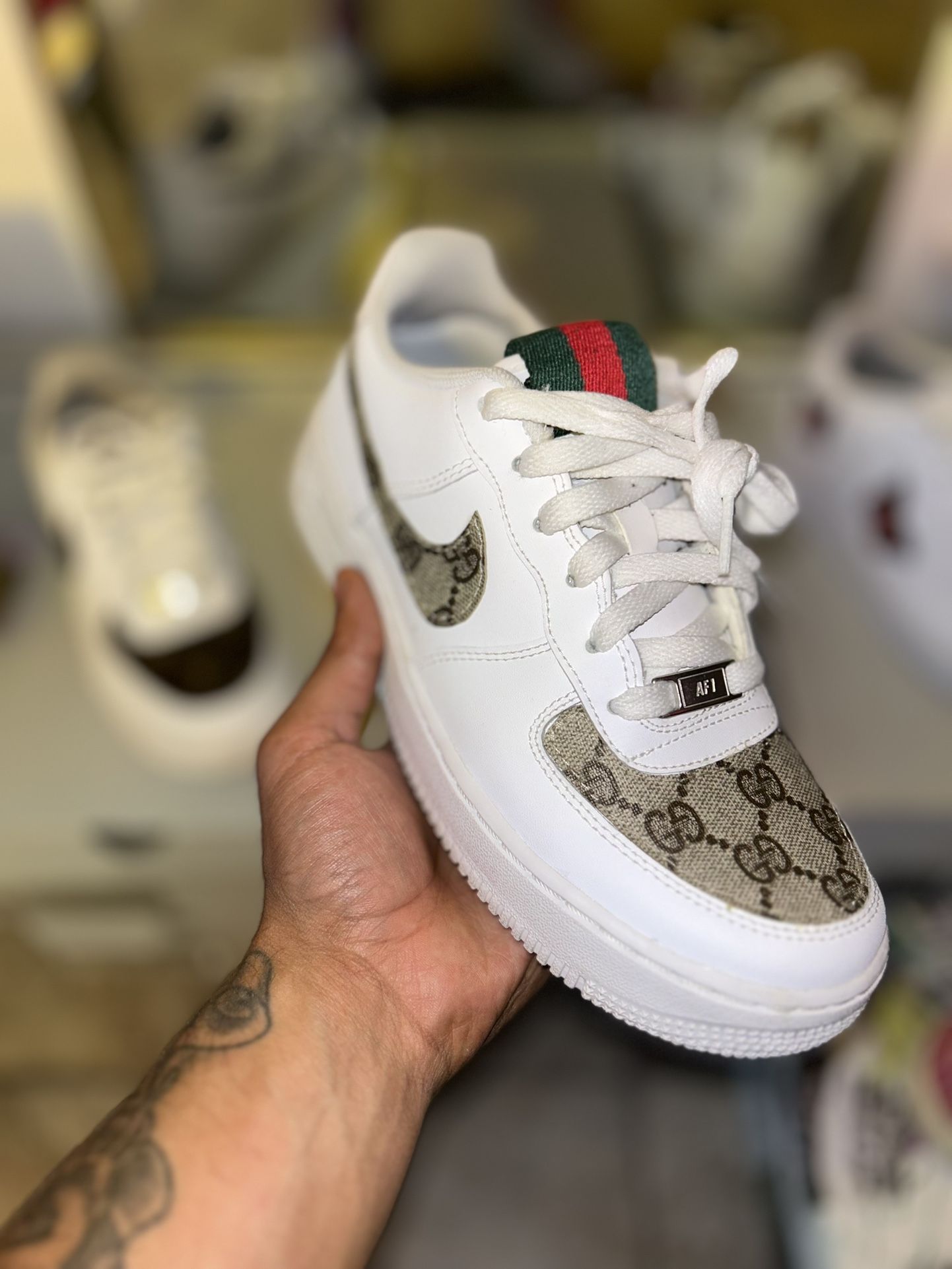 nike air force 1 custom gucci