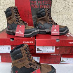 WOLVERINE BOOTS COMPOSITE TOE WATERPROOF MOST SIZES AVAILABLE 