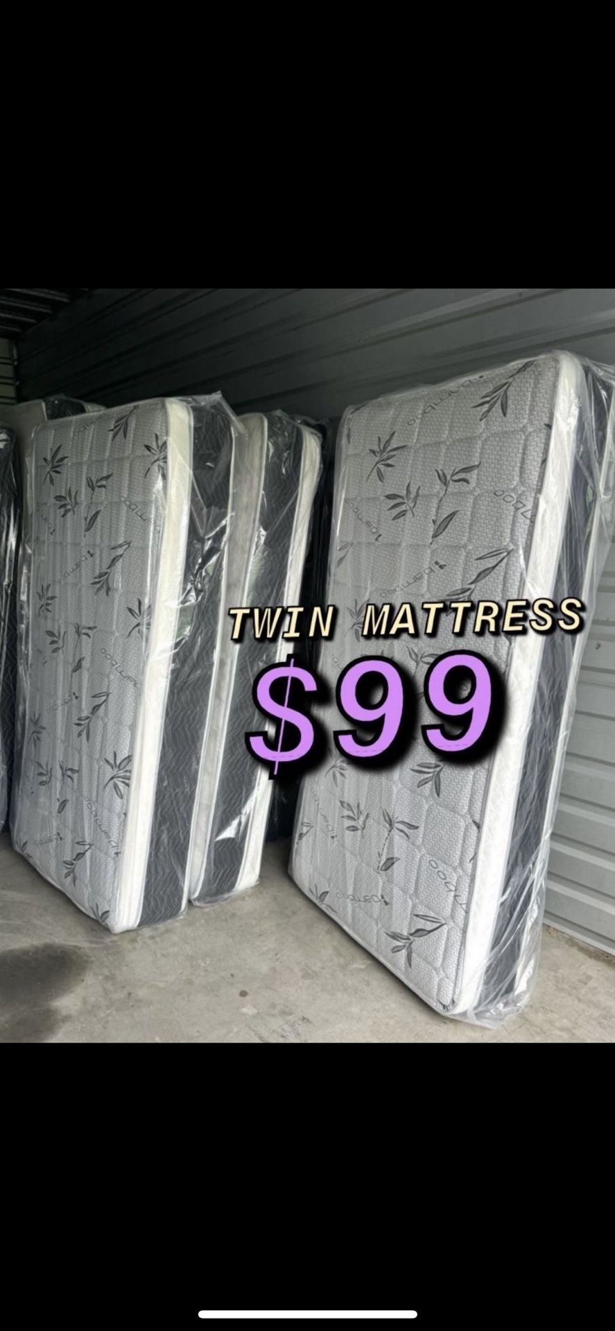 Twin Size Pillow Top Mattress