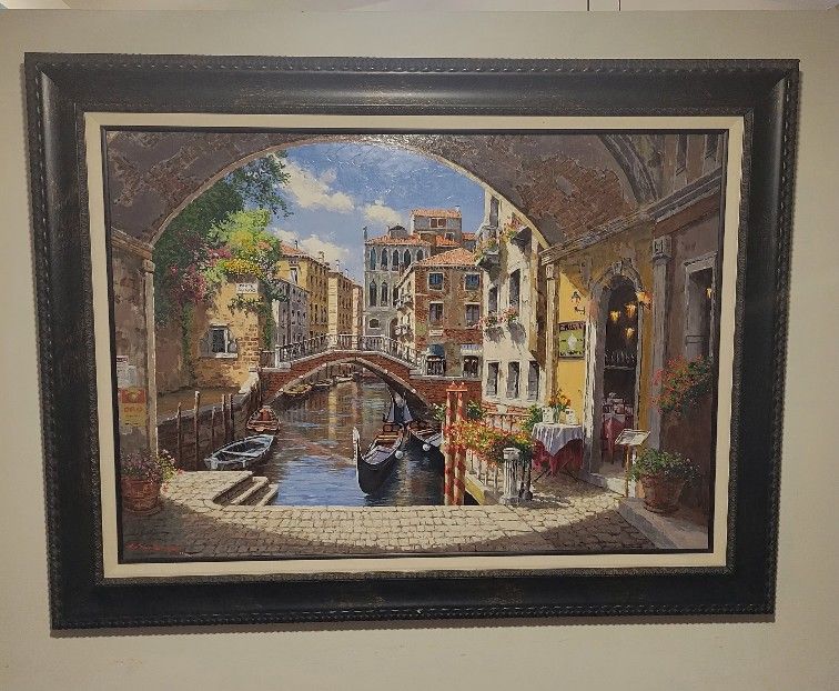 S. Sam Park Limited Edition Hand-embellished Serigraph Wall Art