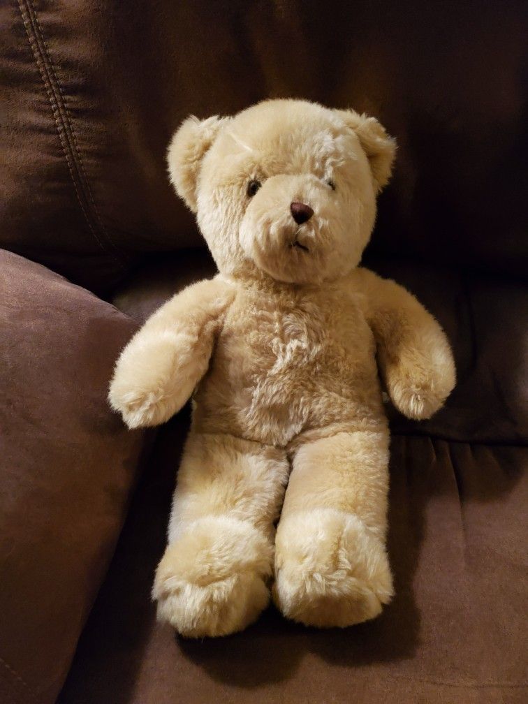 BUILD A BEAR CREAM TEDDY BEAR PLUSH