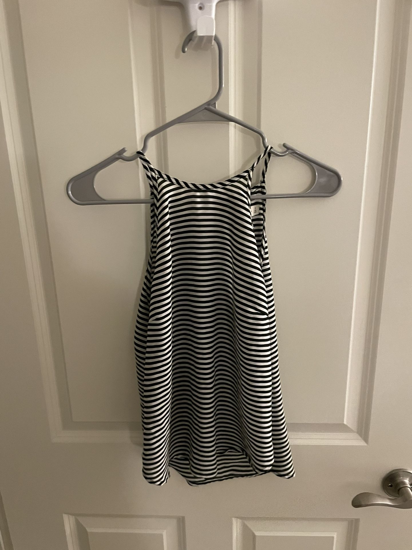 Abercrombie & Fitch Striped Halter Tank Small