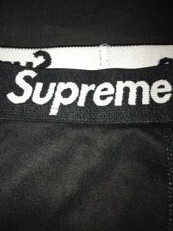 Brand New Supreme Black Boxers Large