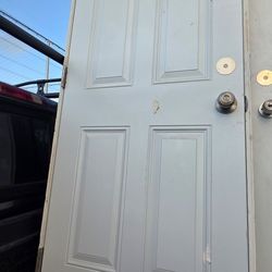 6 Panel Exterior Door