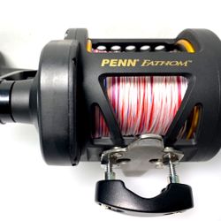 Penn FTH60LD2 Fathom 2 Speed Saltwater Fishing Reel Quick-Shift - EXCELLENT