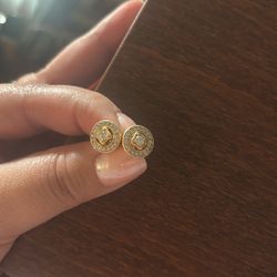 Pandora Sparkling Round Halo Stud Earrings