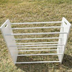 Shoe organizer/storage unit for sale, 33 3/4 x 11.5 x 31 inches.