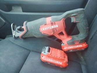 🔥🔥20 v Craftsman Saw Zyall and 2  20v Craftman Battery🔥🔥
