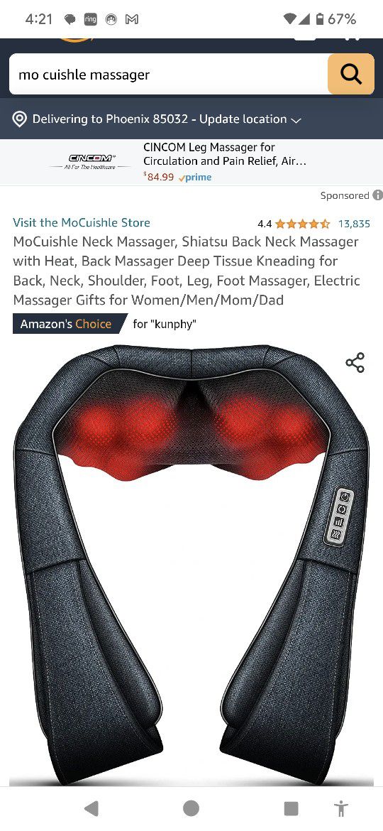 Mo Cuishle Neck Massager for Sale in Phoenix, AZ - OfferUp