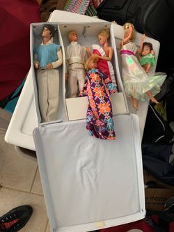 Original Ken and Barbie dolls with box Vintage