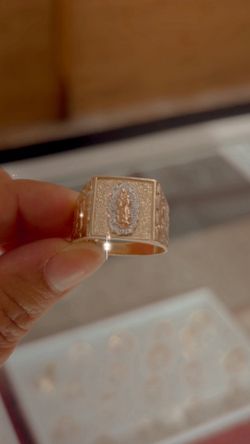 Anillo de virgen de 14k