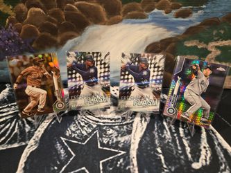 Seattle Marines Baseball Trading Cards.