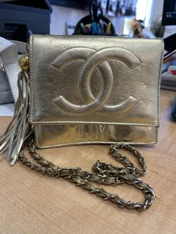 Vintage Chanel tassel bag