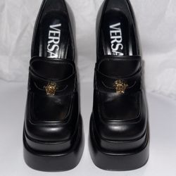 Versace Platform Loafer Pumps