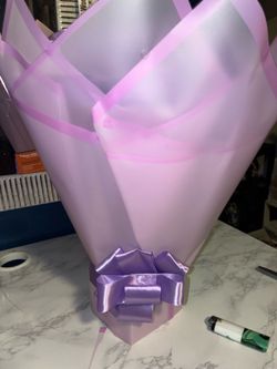 Purple bouquet flower