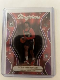 2023 Donruss Magicians Scoot Henderson Purple 43/99