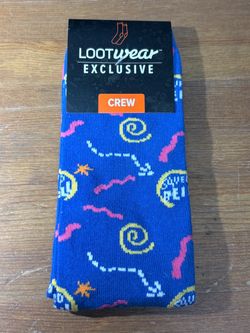 Loot Wear Exclusive Crew Socks Saved By The Bell Theme