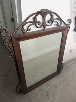 Beautiful large heavy mirror