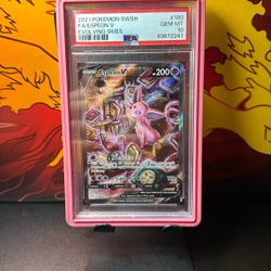 Espeon V  Psa 10 !!! Evolving Skies 