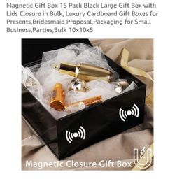 Black Magnet Gift Boxes