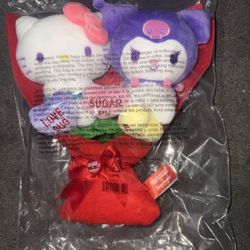 Valentines Kuromi And Hello Kitty Bouquet 