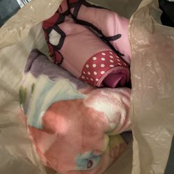 Warm Disney Princess Comforter And Sleeping Bag