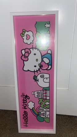 Hello kitty art wall