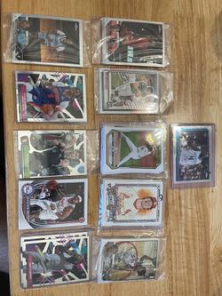 Mixed Sports Card Lot – 80+ Cards (NBA, MLB, NFL, WWE) – Newly Opened & Sleeved from Fanatics – Exce