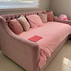 Pink Daybed Twin Size