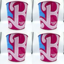 4x Barbie Movie Cinemark Popcorn Tin Bundle