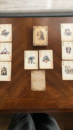 Poker Playing Cards,Vintage Egyptian Style Poker Cards 