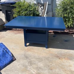 Blue Outdoor Table 