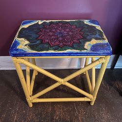 Bamboo End Table 