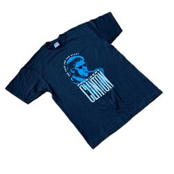 vintage 1992 BILL CLINTON Blues JAZZ POLITICS Single Stitch T Shirt Xl