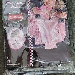 Grease pink ladies jacket size adult standard