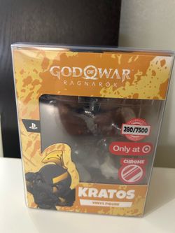 Figura Youtooz Kratos God Of War Ragnarök Chrome | Edición Limitada Target Exclusive (Num. 280/7500) - Nueva en caja