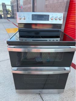 30” 5-Burner Free-Standing Electric Range – Stainless Steel | Crisp Mode