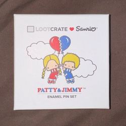 Sanrio Patty & Jimmy Enamel Pin Set