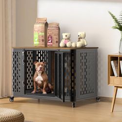 O552 $200  Dog Crate Furniture with Cushion
